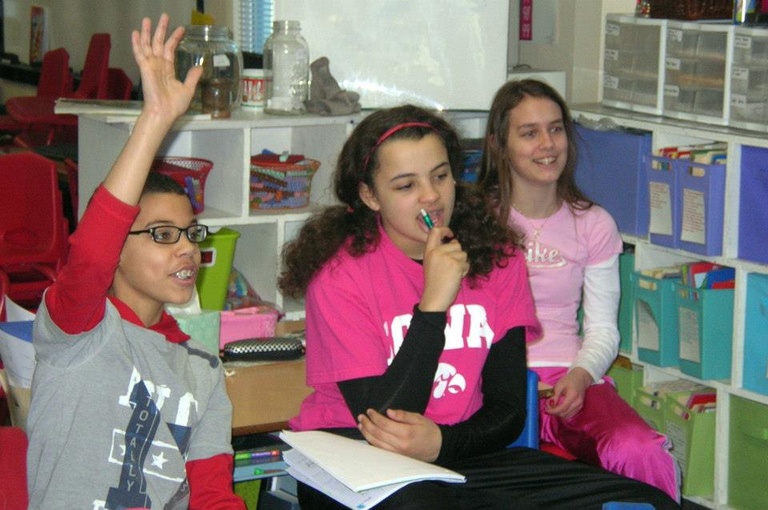 Children attending an outreach event 