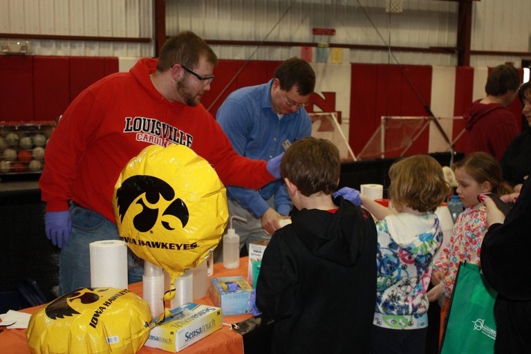 Outreach event in Traer, IA